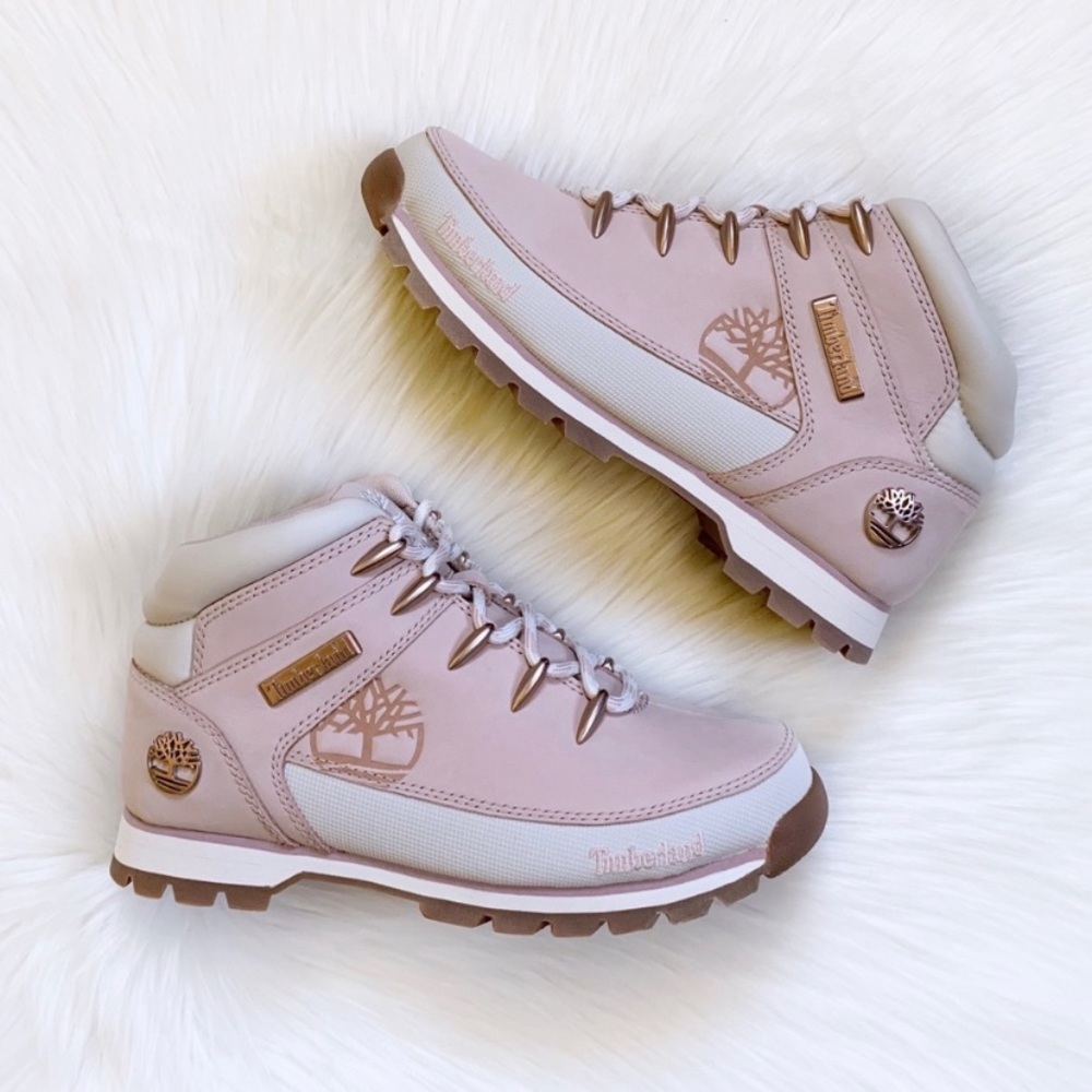 Timberland Euro Sprint Mid Hiker In Light Pink - Picture 2 of 8